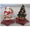 Image 1 : 2 Fireplace Mantle/Shelf Christmas  Stocking Hangers