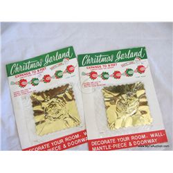 Vintage 9' Expandable Christmas Garland NIP