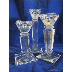 Shannon Crystal Candlesticks
