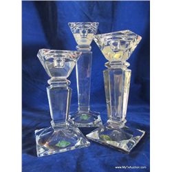 Shannon Crystal Candlesticks