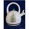 Image 1 : Spode Christmas Tree Whistling Tea Kettle