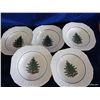 Image 1 : 5 - 8.3/8" Rimmed Soup Square(Set of 5)