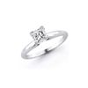 Image 1 : 1.25 ct Princess cut Diamond Solitaire Ring, I-J, SI2