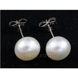 17.01CTW WHITE RICE PEARL EARRING PHILIPPINES