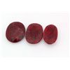 Image 1 : 106.00ctw Ruby Oval Cut Loose Gemstone lot of 3