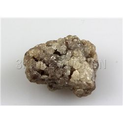 18.89ctw White UncutRawCubicClusterRoughDiamond