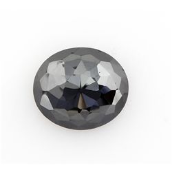 Jet Black Color AA Oval Brilliant 7.04CTW Loose Black D