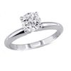 Image 1 : 0.85 ct Round cut Diamond Solitaire Ring, G-H, SI2