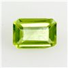 Image 2 : Peridot 11.40 ctw Loose Gemstone 8x6mm Emerald Cut