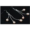 Image 2 : Natural 4.52g Freshwater Dangling Silver Earring