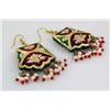 Image 2 : 12.60GRAM INDIAN HANDMADE LAKH FASHION EARRING