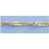 Image 1 : Pure Gold 16" 14k Singapore Gold-Yellow 1.5mm Chain