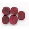 Image 1 : 231.00ctw Ruby Oval Cut Loose Gemstone lot of 5