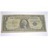 Image 1 : 1957 SERIES A $1 SILVER CERTIFICATE BILL SERIAL # Q55278429A PLEASE LOOK AT PIC TO DETERMINE GRADE*!