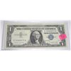 Image 1 : 1957 A SERIES $1 SILVER CERTIFICATE SERIAL # E36668670A *EXTREMELY RARE UNC HIGH GRADE*!!