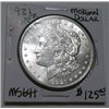 Image 1 : 1921 MORGAN SILVER DOLLAR RED BOOK VALUE IS $125.00 *RARE MS-64+ HIGH GRADE*!!