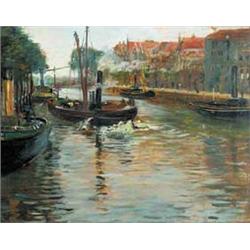 Knopp Imre (1867-1945), Amszterdami csatornapart