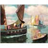 Image 1 : Tibor Erno (1885-1945), Bretagne-i halászbárkák