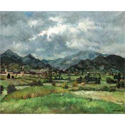 Agricola Lídia (1914-1994), Nagybánya látképe a távolból
