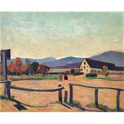 Paál Albert (1895-1968), Távoli hegyek, 1924.