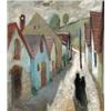Image 1 : Szonyi István (1894-1960), Zebegényi utcán