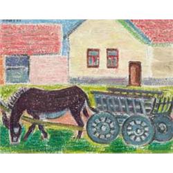 Járitz Józsa (1893-1986), Szamaras szekér