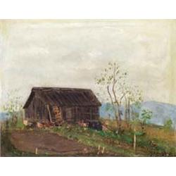 Edvi-Illés Aladár (1870-1958), Házikó a domboldalon