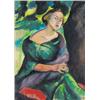 Image 1 : Járitz Józsa (1893-1986), Merengo hölgy, 1917.