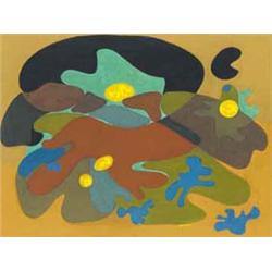 Illés Árpád (1908-1980), Úton (Tájkép), 1978.