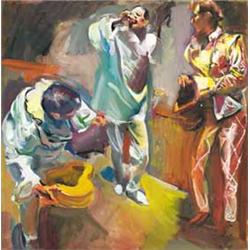 Csernus Tibor (1927-   ), Harlequines, 1999.