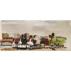 Aba-Novák Vilmos (1894-1941), New York-i kiköto, 1935.