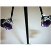Image 1 : 17.25 CTW AMETHYST EARRING .925 STERLING SILVER