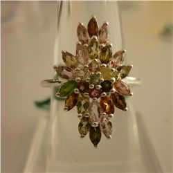 35.50 ctw.ctw,SEMIPRECIOUS RING .925 STERLING SILVER