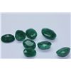 Image 1 : 30.80 AFRICAN EMERALD MIX-SHAPED/SIZED (8 PC)