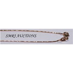 GENUINE 14K ITALIAN ROSE GOLD 1.70G BOX CHAINS
