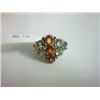 Image 1 : NATURAL 26.00 CTW SAPPHIRE AND DIAMOND RING .925 STERLI
