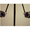 Image 1 : 17.50 CTW AMETHYST EARRING .925 STERLING SILVER