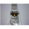 Image 1 : 20.00 CTW CITRINE AND SMOKEY TOPAZ RING .925 STERLING S