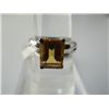 Image 1 : 16.50 CTW CITRINE RING .925 STERLING SILVER