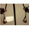 Image 1 : 27.75 CTW GARNET EARRING .925 STERLING SILVER