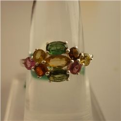 23.45ctw,SEMIPRECIOUS RING .925 STERLING SILVER