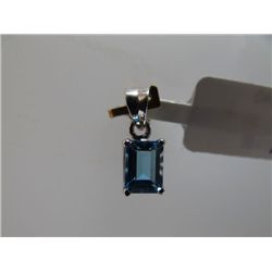 8.50 CTW AMETHYST PENDANT .925 STERLING SILVER
