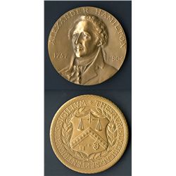 Alexander Hamilton Commemorative Medal.
