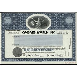 Celebrating their 75th Anniversary, Caesars World, Inc., Specimen Stock.