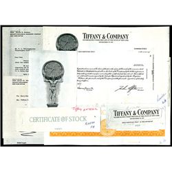 Tiffany & Company, Unique Production Proofs From 1969 Plus Correspondence.