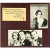 Image 1 : Ruth Etting Autographed Note with Photos From 1934.
