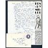 Image 1 : Henry Miller Signed Letter, 1944, American Writer.