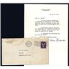 Image 1 : Eleanor Roosevelt Signed Letter and Envelope, 1944.
