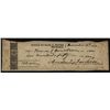 Image 1 : Andrew Jackson Signed 1833 Bank of U.S. Check.