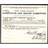 Image 1 : William “Boss “ Tweed signed, 1863, $300 Substitute Civil War Bounty Form.